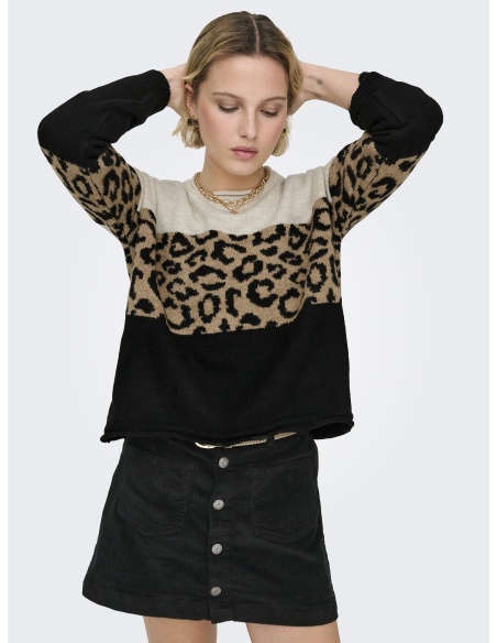 Pull Léopard Moonbeam ONLJADE ONLY - 3 | TOPS